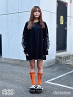 【CHIC HERO】NEO TRIVAL Circle LS/T BLACK