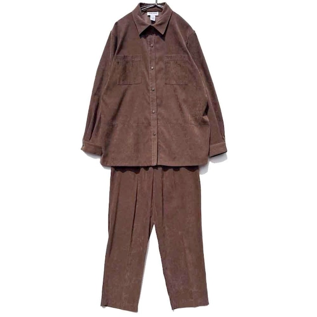 【ALFRED DUNNER】Vintage Moleskin Shirt Set Up【1990s-】