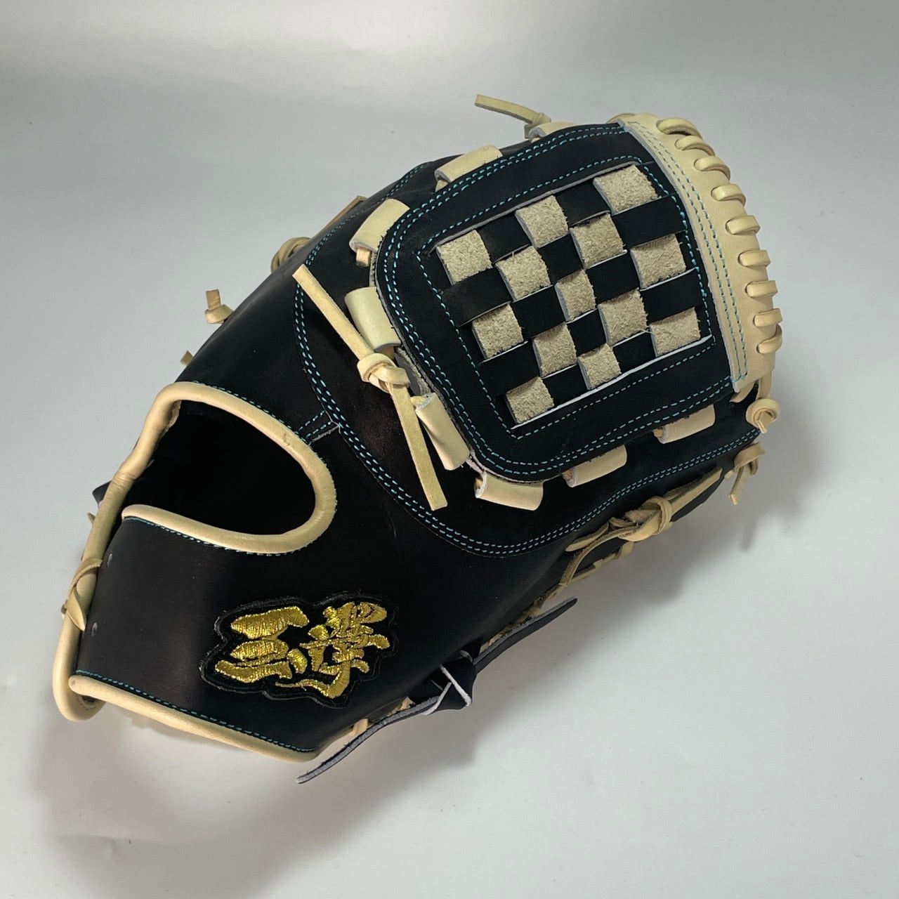 【軟式】玉澤 ファーストミット 003AD型(本体:ブラック 紐:キャメル)タマザワ
