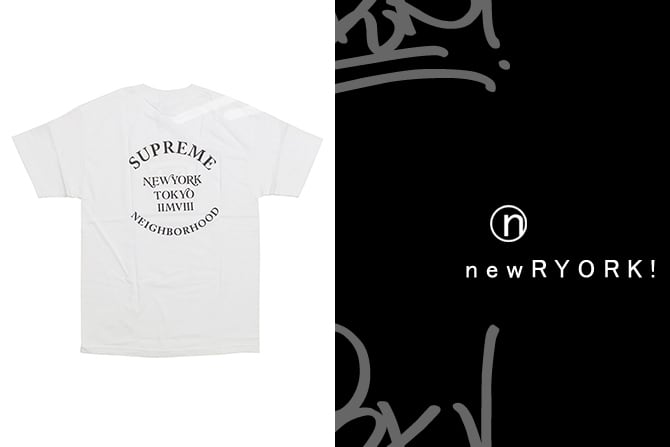 Supreme シュプリーム SUPREME/NEIGHBORHOOD TEE FW7 M メンズ Tシャツ ホワイト  シュプリームネイバーフッドコラボTシャツ se842