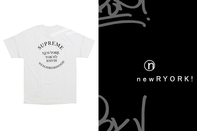 Supreme シュプリーム SUPREME/NEIGHBORHOOD TEE FW7 M メンズ Tシャツ ホワイト  シュプリームネイバーフッドコラボTシャツ se842