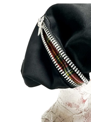 UNFINISHED ビッグファスナーダウンベレー帽25053