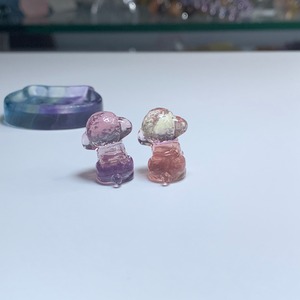 02.可愛いフローライトトイプードルセット