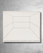 【再入荷/入手困難品】現代美術家『ドナルド・ジャッドDonald Judd』展覧会ポスター