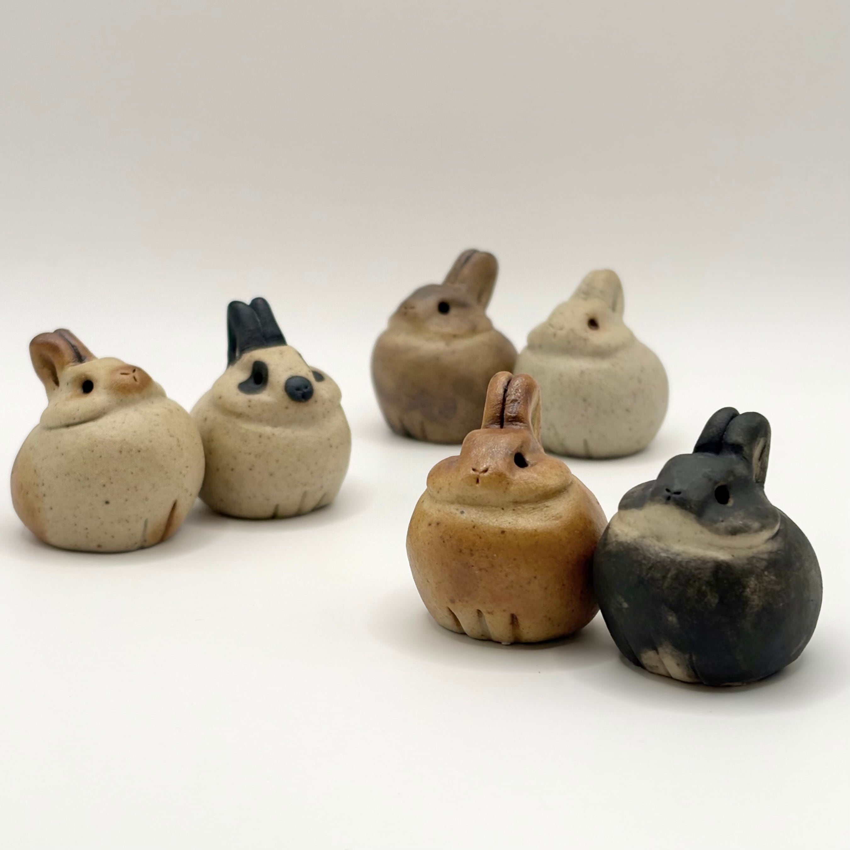 通常販売) らふうさ 手作り陶器のちいさなうさぎ | やきもの みちかけ