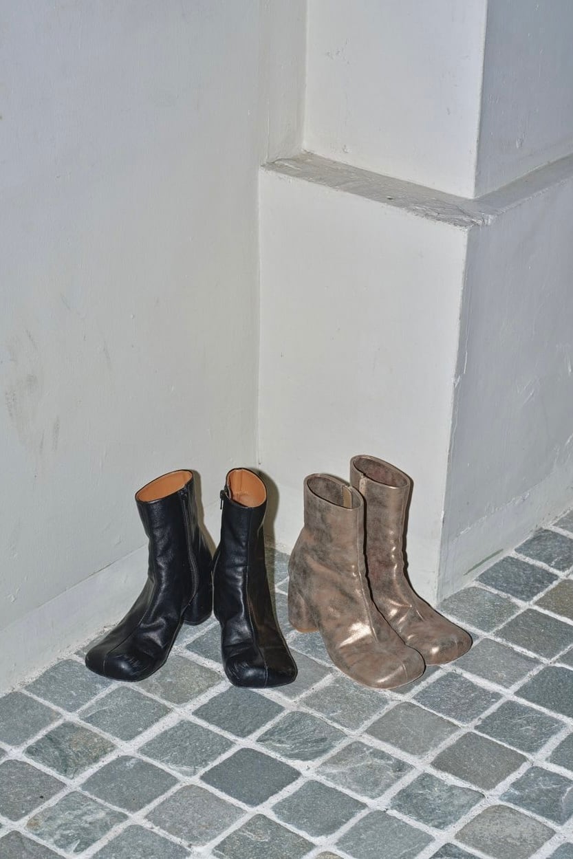 TODAYFUL Square Short Boots スクエアショートブーツ Black | planet3rd