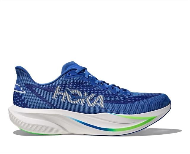 HOKA ONE ONE ホカ オネオネ M MACH 7 1171904 COBALT BLUE/NEON GREEN