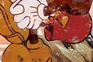 絵画 インテリア ディズニー ブランドオマージュアート スターデザイン ミッキー ルイ ヴィトン ハイトリップc ポスター 絵画 インテリア アートショップフォームス