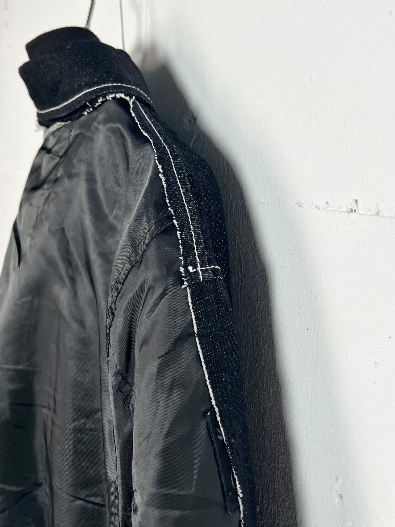 "再構築" Cotton Denim × Nylon MA-1 Docking Jaket - 16