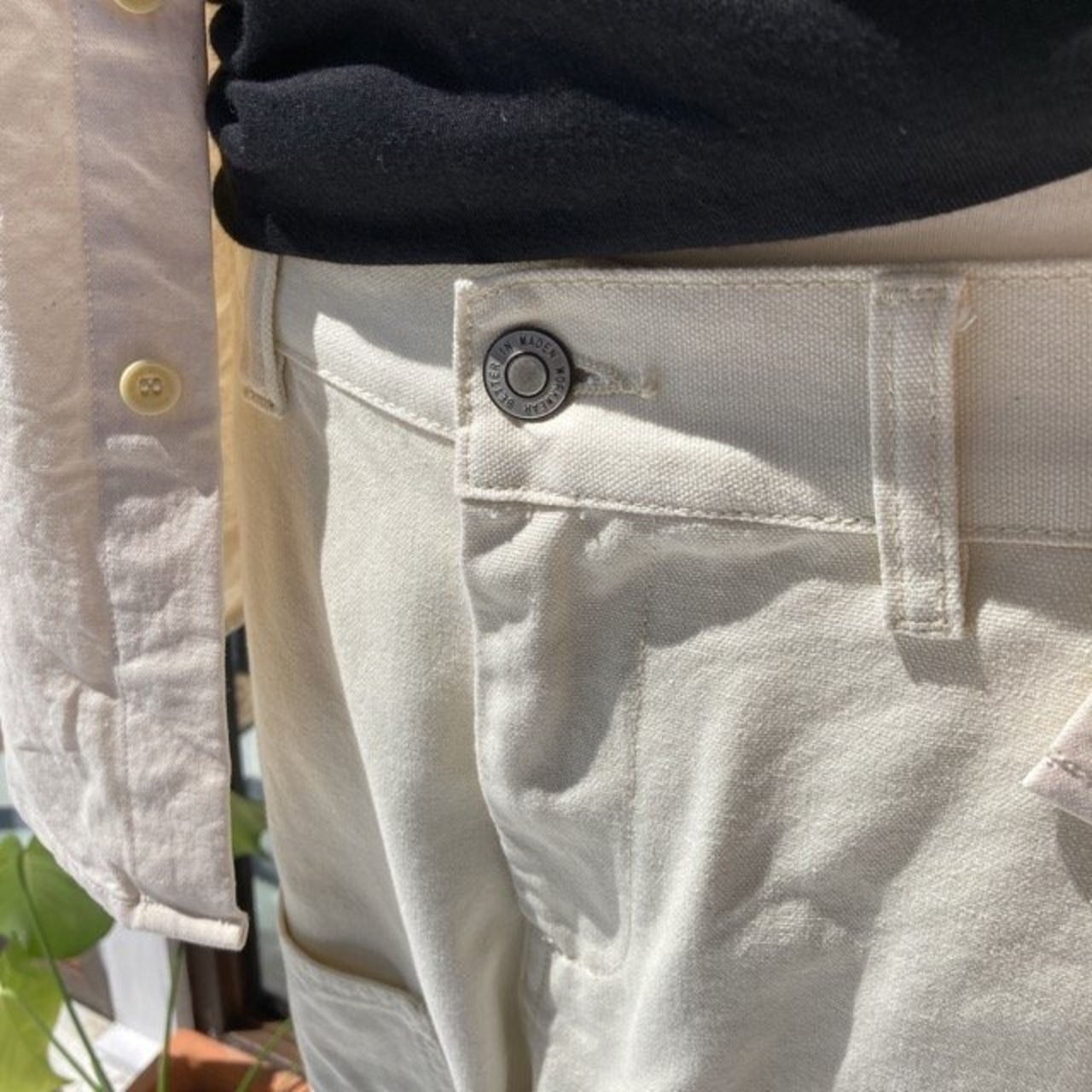 Topanga Men's　ホワイトデニムベイカーパンツ