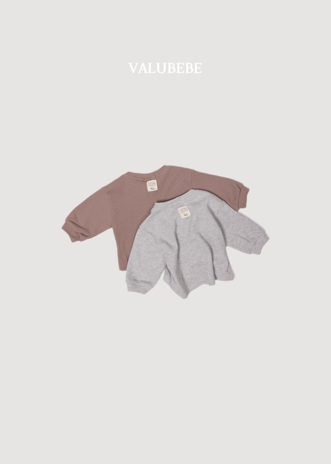 送料無料【予約】/ ミニワッフルボタンTシャツ / valubebe