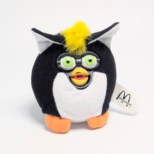 ☆ VINTAGE2000 ☆【 McDonald's × Furby ( ファービー )】 マクドナルドミールトイ / 2000年製 / ボールチェーン ぬいぐるみ キーホルダー　〚アメリカン雑貨 アメトイ〛