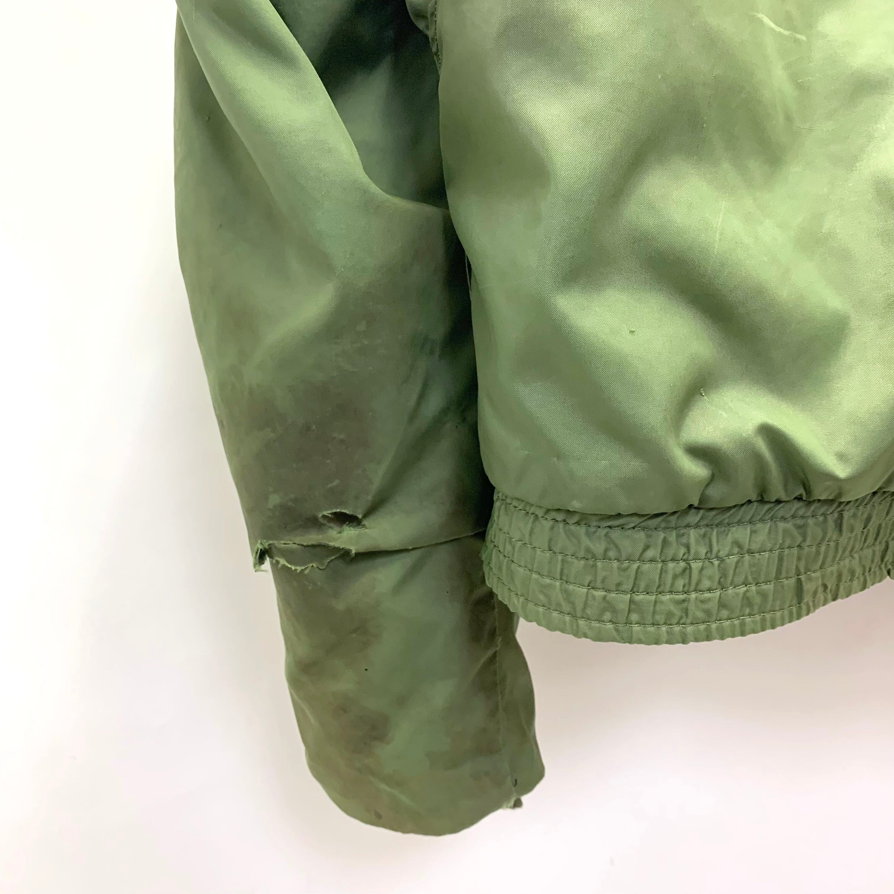0044 / 1960's u.s.navy clashed wep jacket カーキ g-8 黒タグ 0044 / 1960's u.s.navy clashed wep jacket カーキ g-8 黒タグ