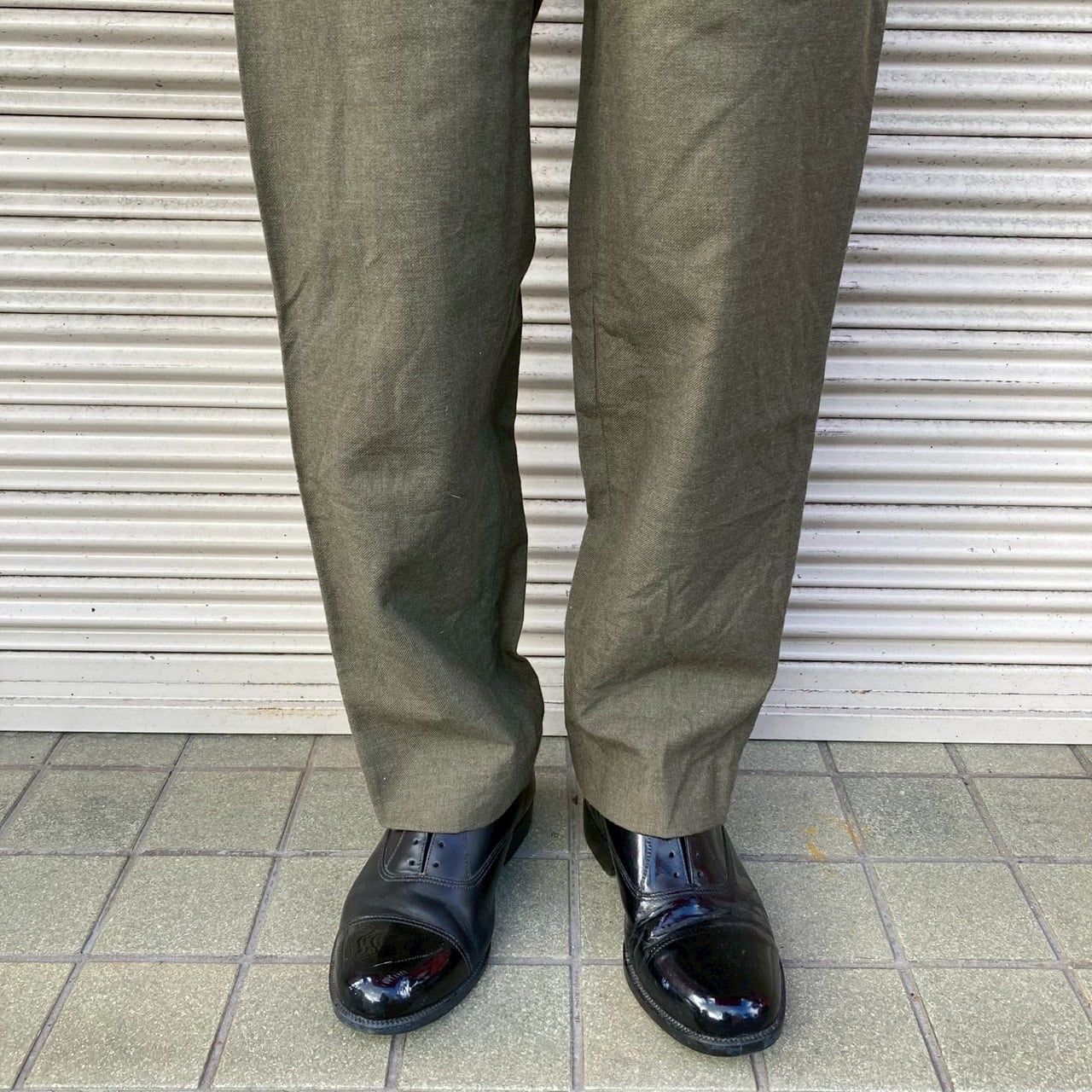 70s Bergium Army ベルギー軍 ウールパンツ スラックス W80cm M