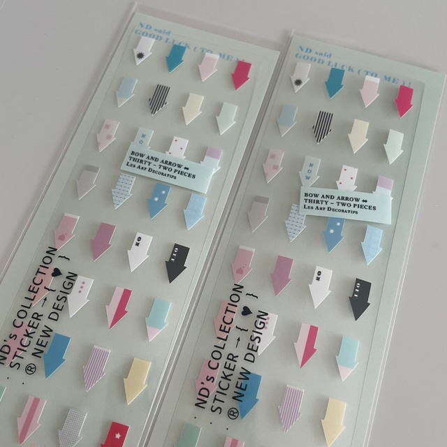 newdy 〔sticker-BOW AND ARROW 2種類-〕