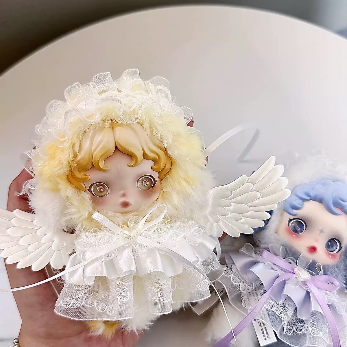 推し活アイテム 撮影用アイテム 10cmぬい服 天使のフリルセット 羽付き
