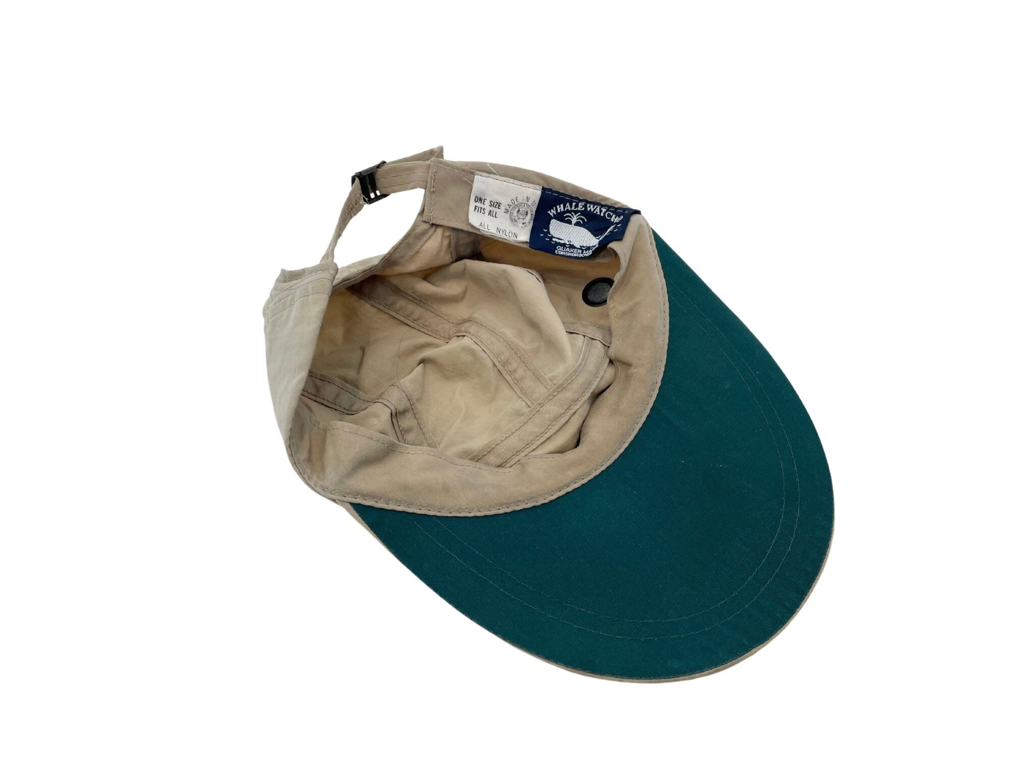 90s WHALE WATCHER LONG BRIM CAP made in USA BLACK BOX STORE