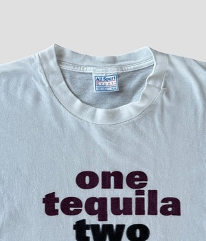 -Tequila- Vintage 90s XL Print T-shirt