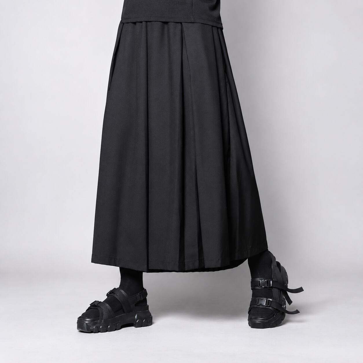 【ORV0058】Loose Unisex Wide-Leg Cropped Trousers