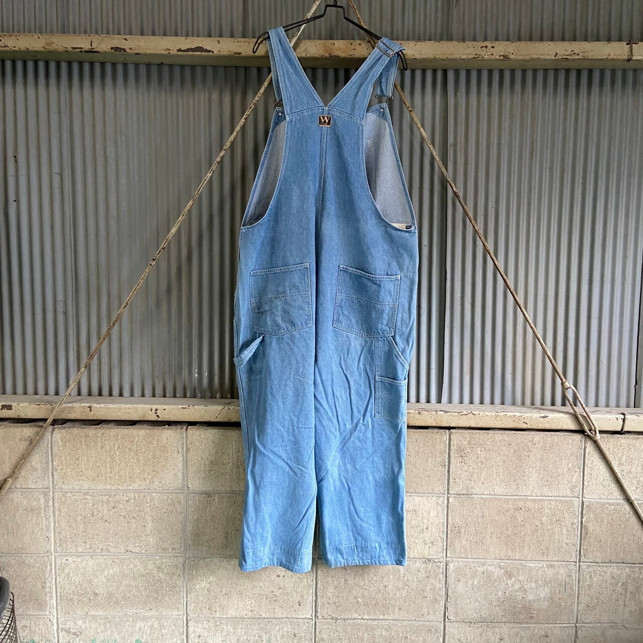 W&LT オーバーオール archive 90s イタリア製 ビッグサイズ 90年代 Walls デニム オーバーオール メンズw50相当 古着