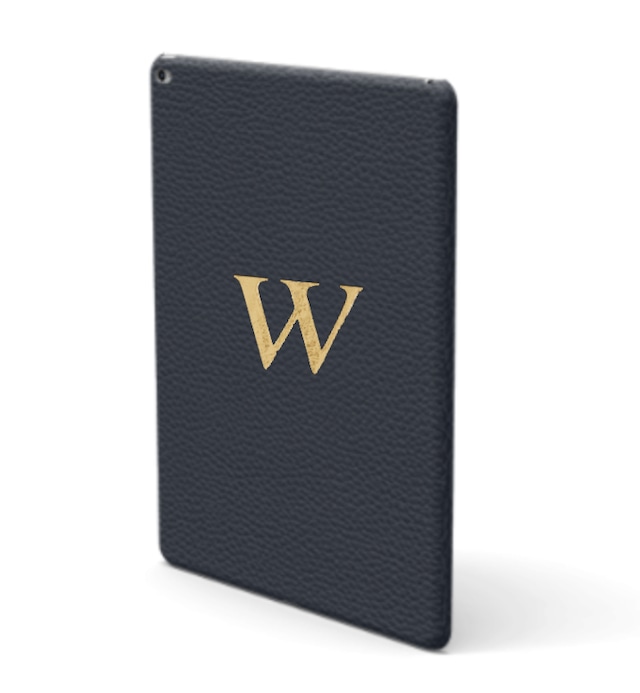 iPad Premium Shrink Leather Case (Navy)