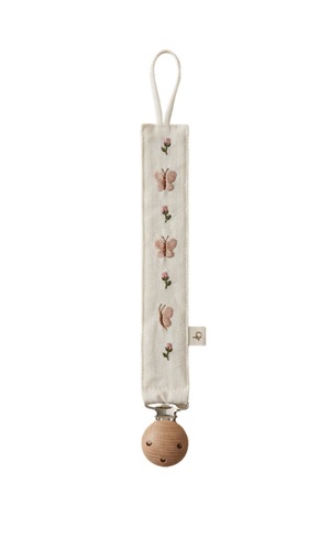 【ご予約】bloomere/Embroidery Pacifier Clip-Butterfly