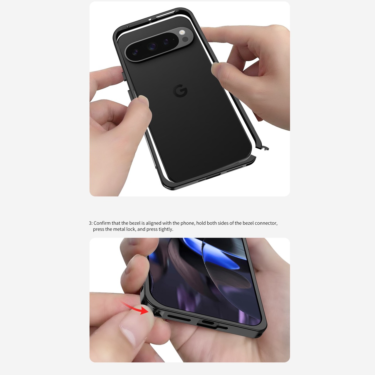 ◆Google Pixel 10/9/8/Pro/Pro XL◆ Aluminum Metal Frame Case / アルミニウム メタル フレーム スマホケース