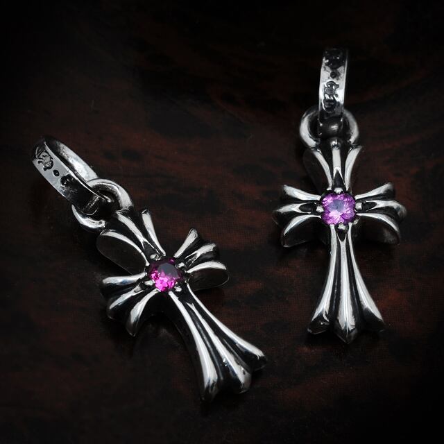 CHROME HEARTS クロムハーツ Charm チャーム】CHクロスベイビーFAT