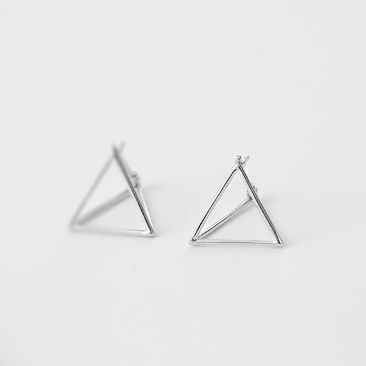 Triangle Frame Hoop Earrings 00287