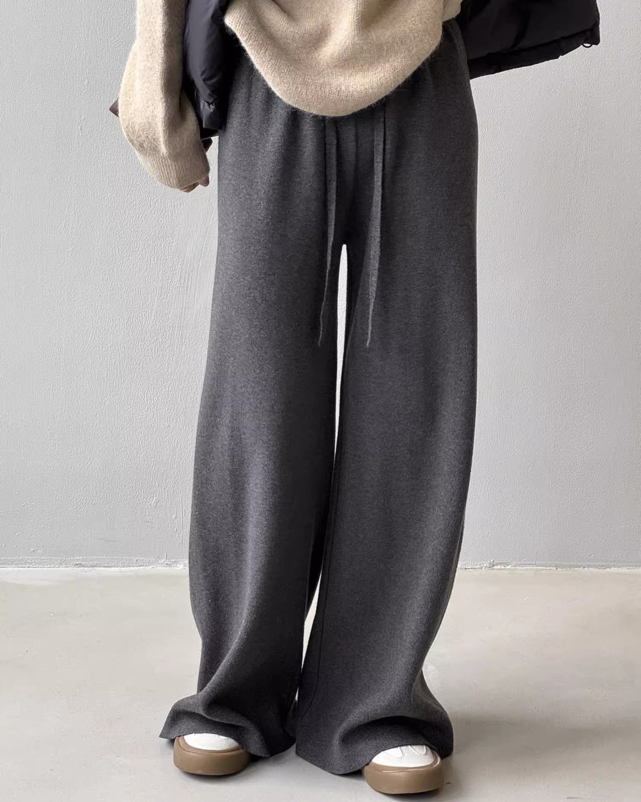 Knit flare Pants　T20311