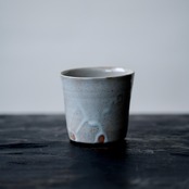 秋田菫　絵唐津　カップ
