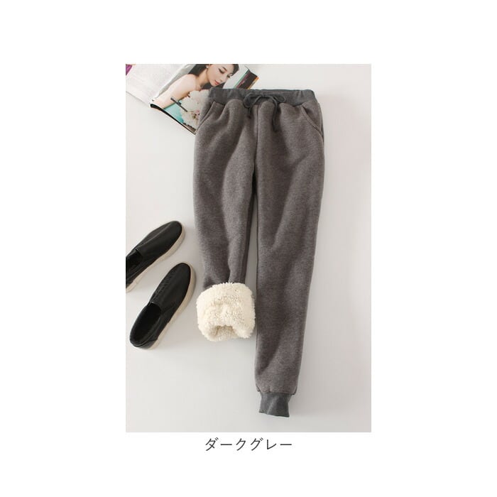 専用☆新品☆yori／ぬくぬくフロントスリットレギパン（ブラック