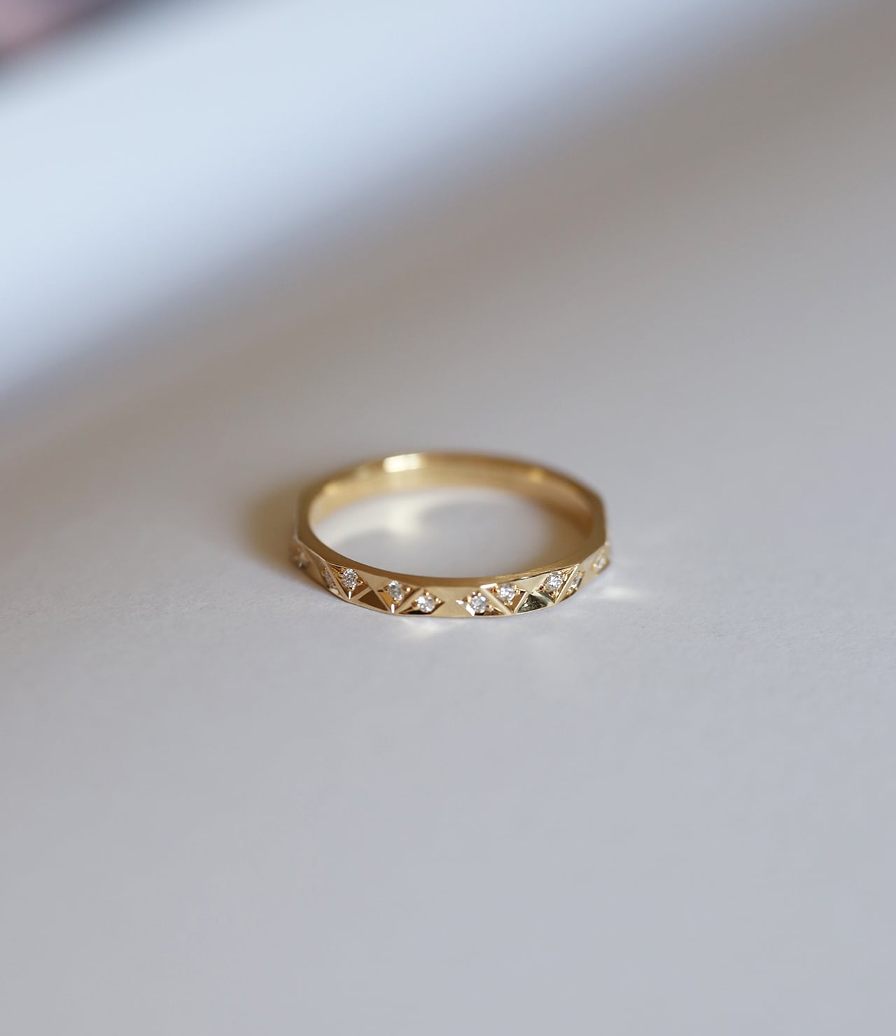 受注販売】of light Diamond Ring K18YG / AL-024 | ALLIS