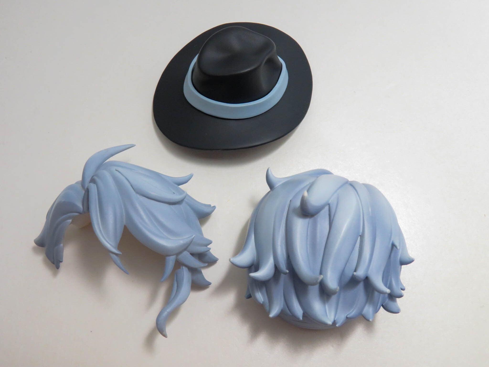 ※2(A−ランク)【1550】 アズール・アーシェングロット 髪パーツ ショート ねんどろいど
