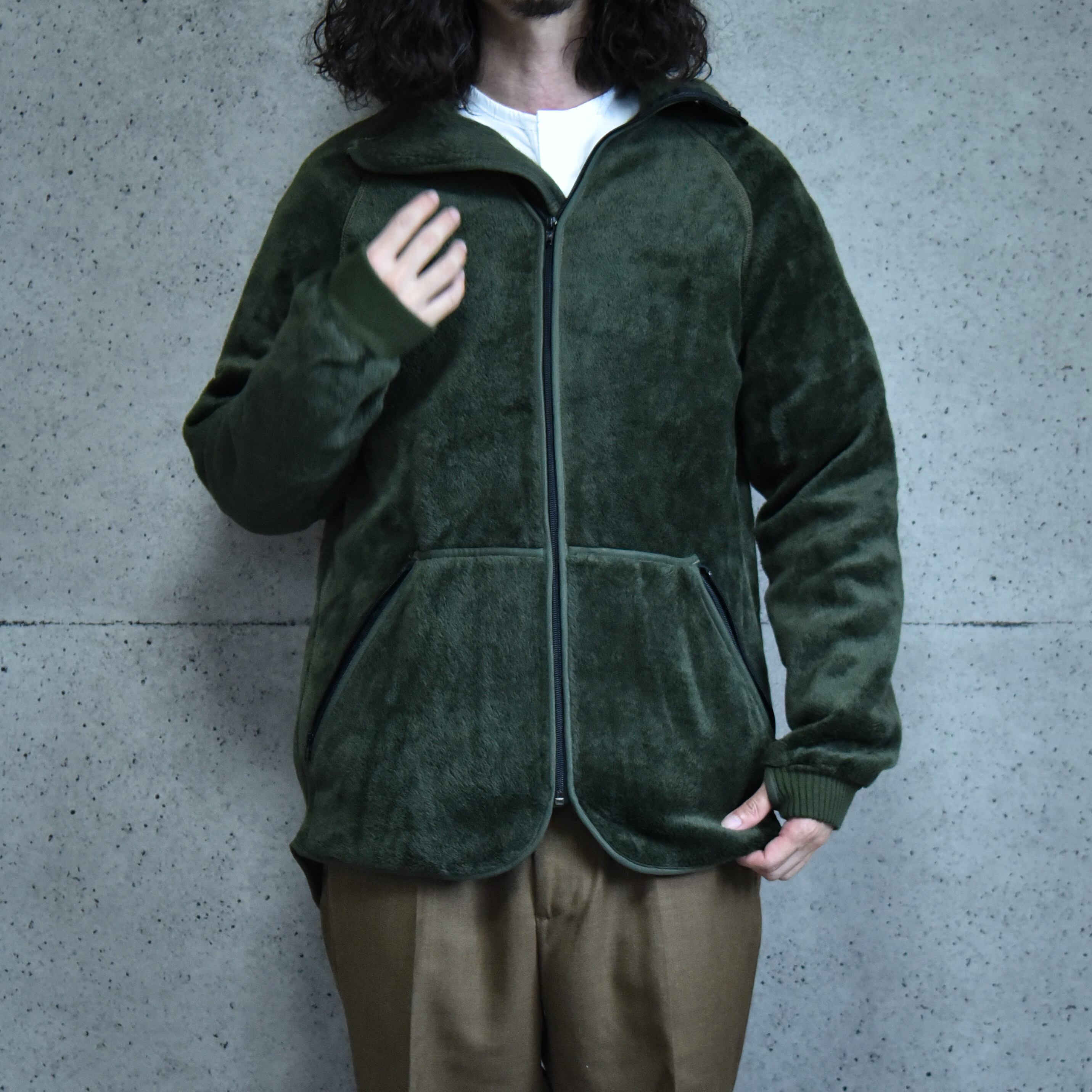 Dutch Army Boa Fleece Liner Jacket オランダ軍 ボアフリース ライナー ジャケット | mark & collars  (マークアンドカラーズ)