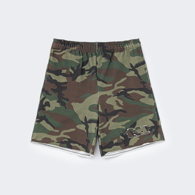 ttt logo sweat half pants（CAMO）