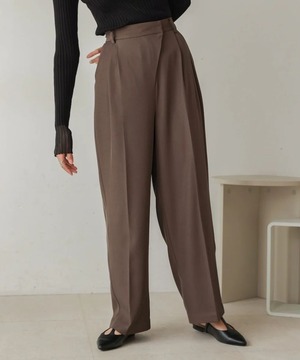 ラップ調タック入りスラックス select by Bab【5430382】