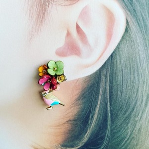 【人気アウトレット】３Dアソート小花セット 10個入り(マルチカラー)5mm～12mm