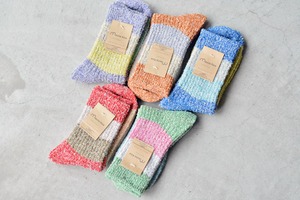 Mauna Kea（マウナケア）ブークレー5段切り替えソックス(208803)全5色