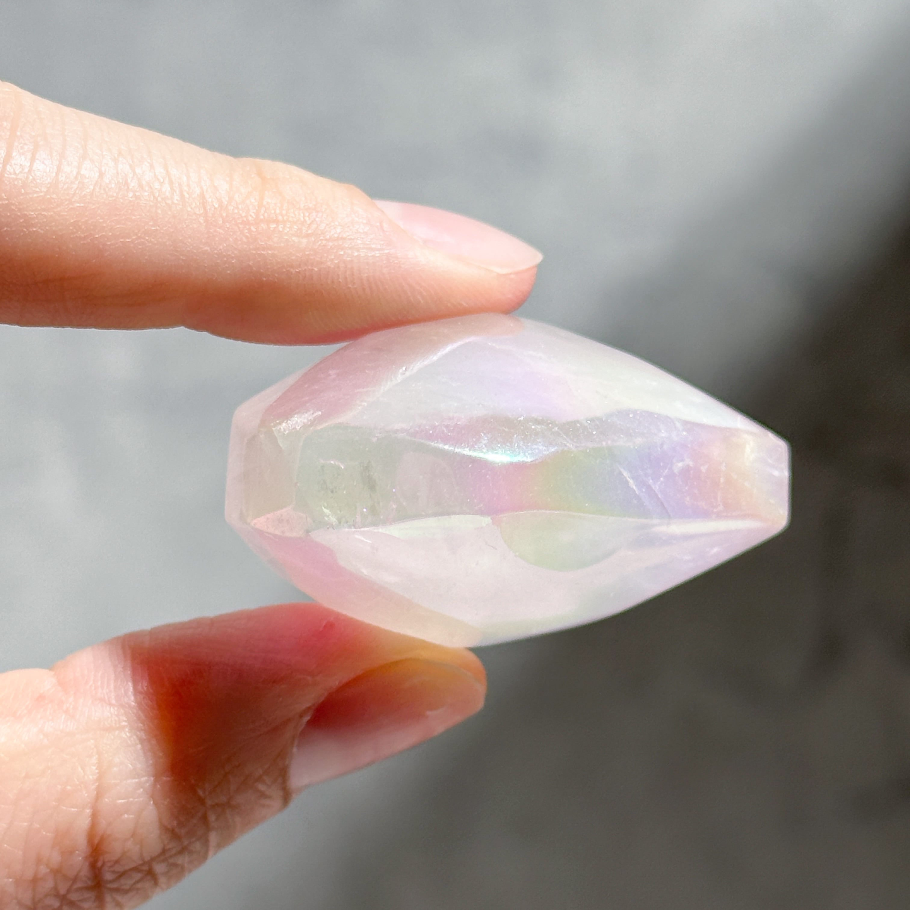 エンジェルオーラローズクォーツ ハート71♡ Angel Aura Rose Quartz