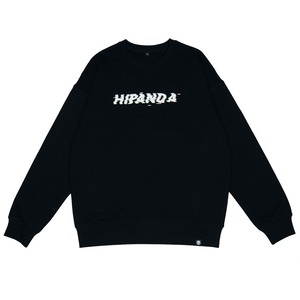 SALE 送料無料【HIPANDA ハイパンダ】メンズ クルーネック スウェット トレーナー MEN’S WASTERLAND BIG SIZE CREW NECK SWEAT SHIRT / WHITE・BLACK