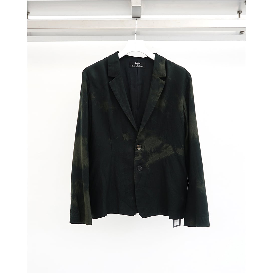 kujaku] (クジャク) J-486 Bleached Silk Tailored Jacket | Clique