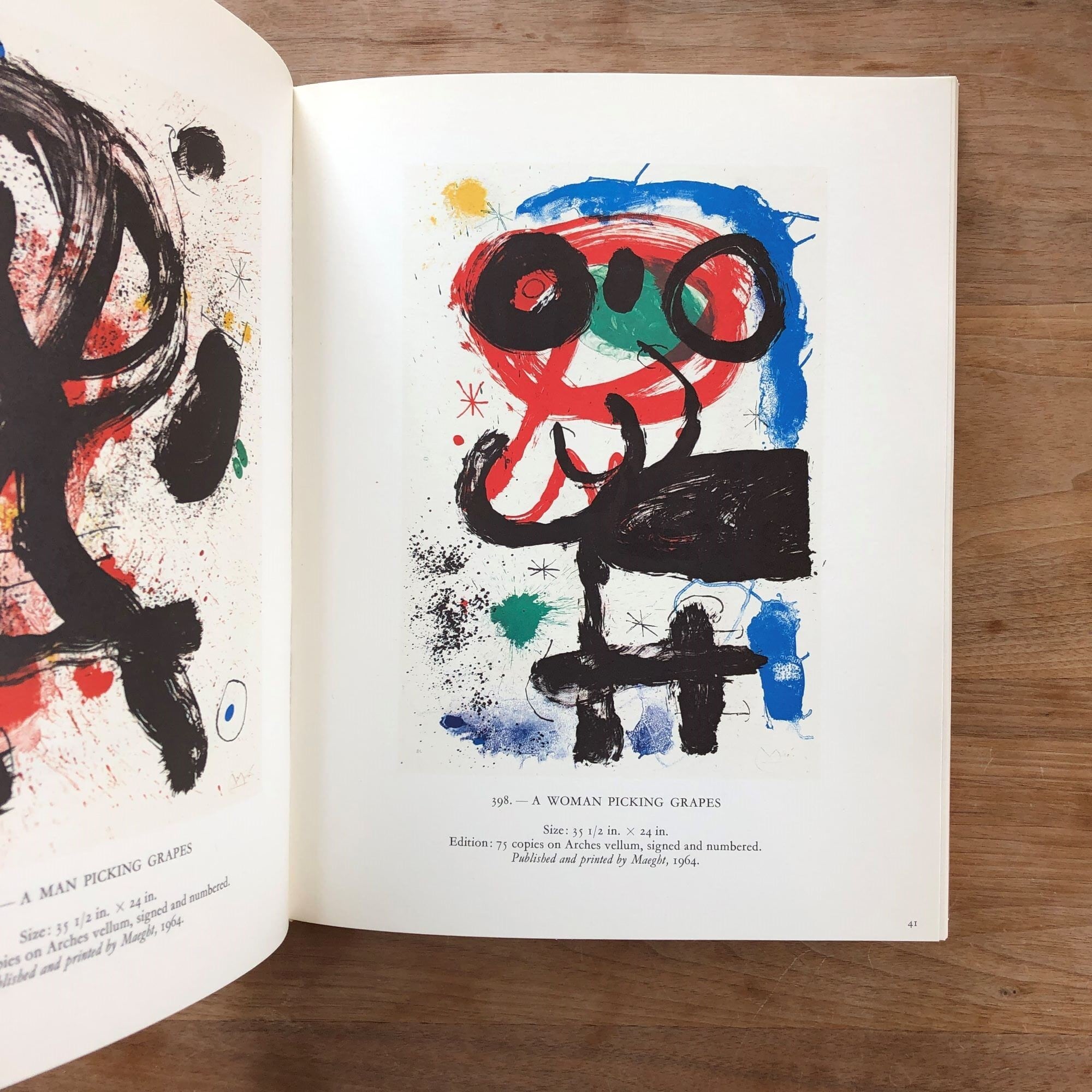 Joan Miro、PEINTURE OVALE、画集画、新品額装付JoanMi - 絵画
