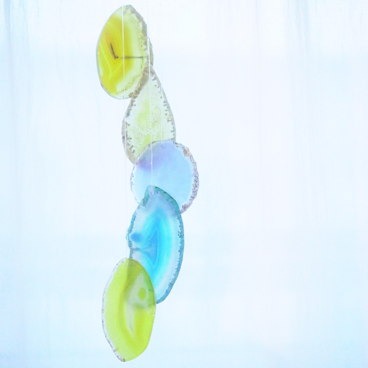 Clear Sky 03 - アゲートヒーリングチャイム / Agate Sun Catcher Wind Chime 639