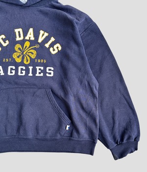 -RUSSELL ATHLETIC - Vintage 90s L Hoodie 〈UC DAVIS〉