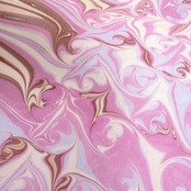 リバーシブル半幅帯 ［sweet donut］ゆらぎ柄×マーブル