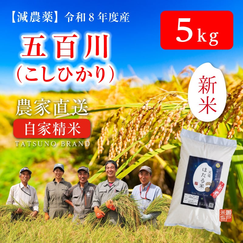 レオちゃん　無農薬　白加賀　5kg 信州産 瀬戸ライスファーム 信州・辰野町 農家直販のお米ショップ