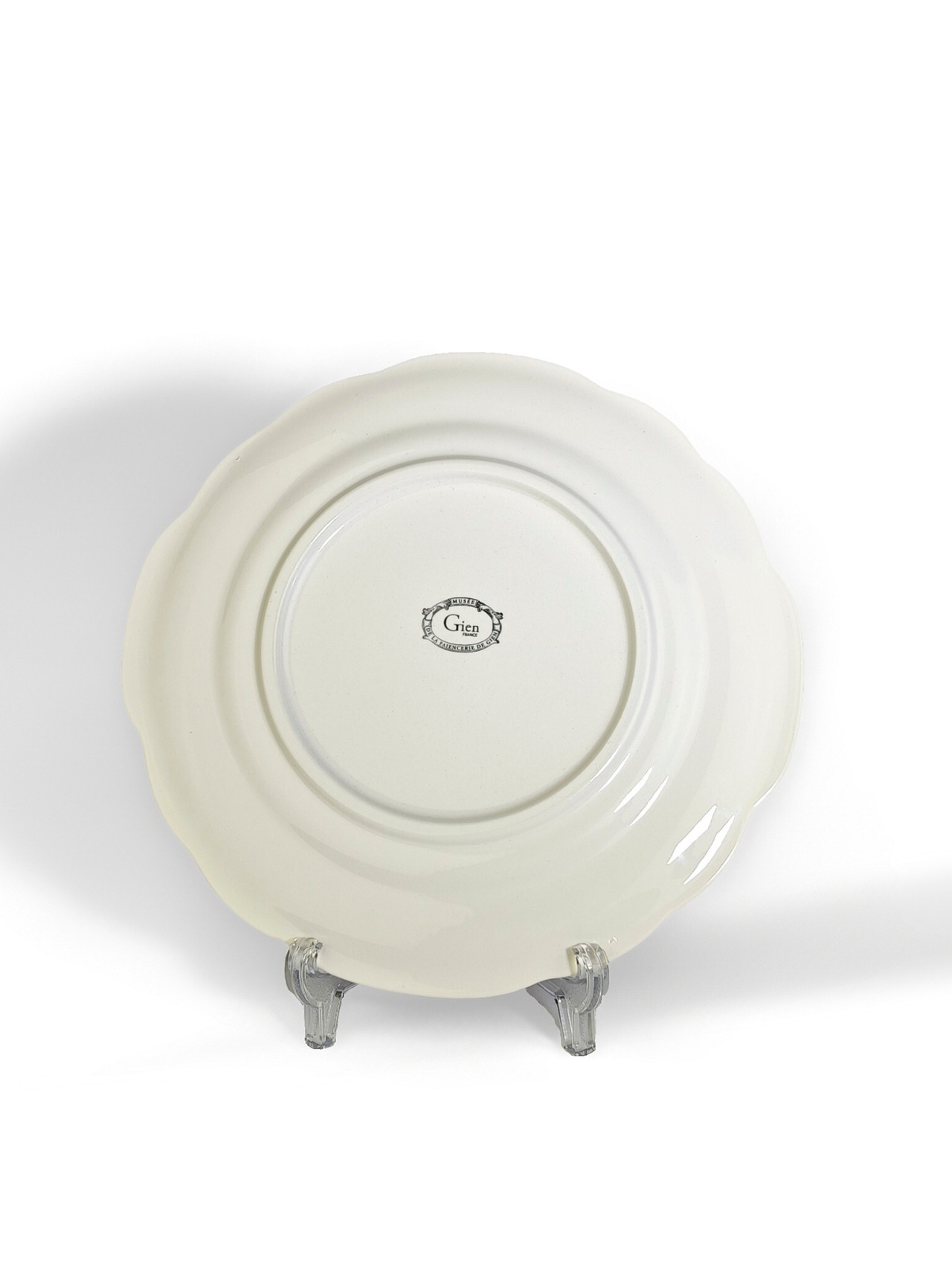 ヴィンテージ雑貨 GIEN ジアン マリアージュプレート（フランス製／装飾陶器皿）