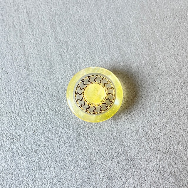 クリアイエロー×ゴールドサンダー 15mm 画像