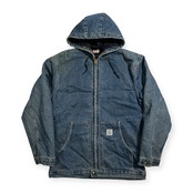 USA製 POINTER BRAND ポインターブランド デニム アクティブ ジャケット パーカー S /インディゴ/ビンテージ